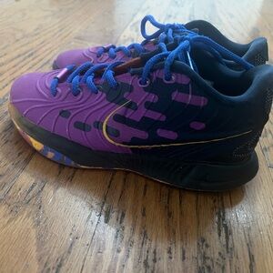 Nike Lebron Vibrant Purple and Black Kids Sneakers